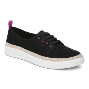 Vionic Black Canvas Women's Shoes